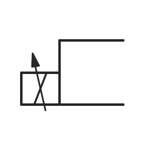 Proportional electric actuator for directional control valve symbol